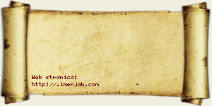 Neda Kričak vizit kartica